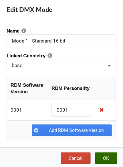 Create DMX fixture types, patches, and more from a Data Table