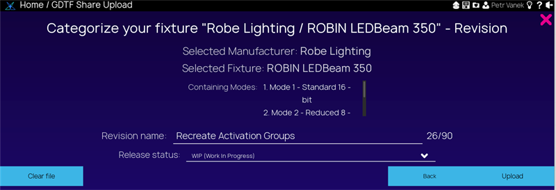 Revision and Release status